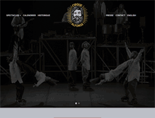Tablet Screenshot of cirquealfonse.com